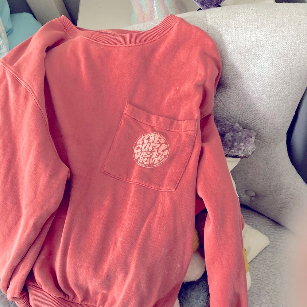 Rip Curl coral sweat shirt